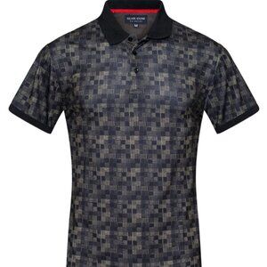 Urban Fitz- SILVERSTONE PRINT POLO - Mens- Printed- Slim Fit
